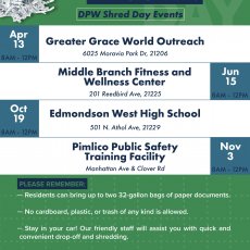 DPW Shred Event